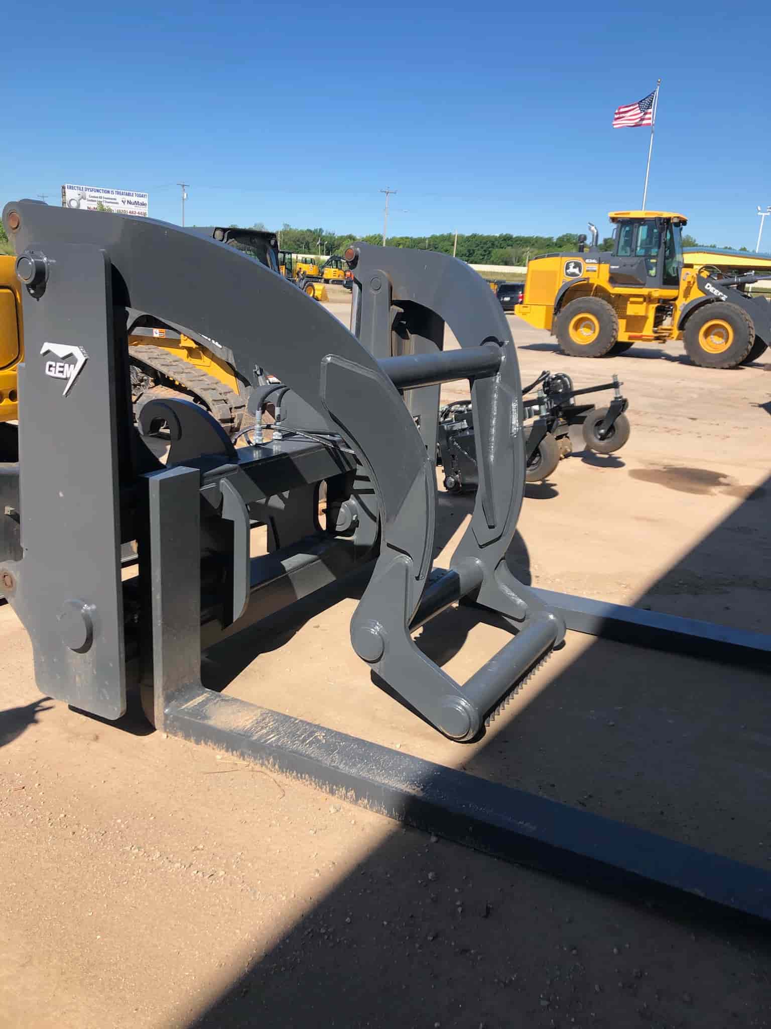 Wheel Loader Mat Clamp Forks GEM Attachments